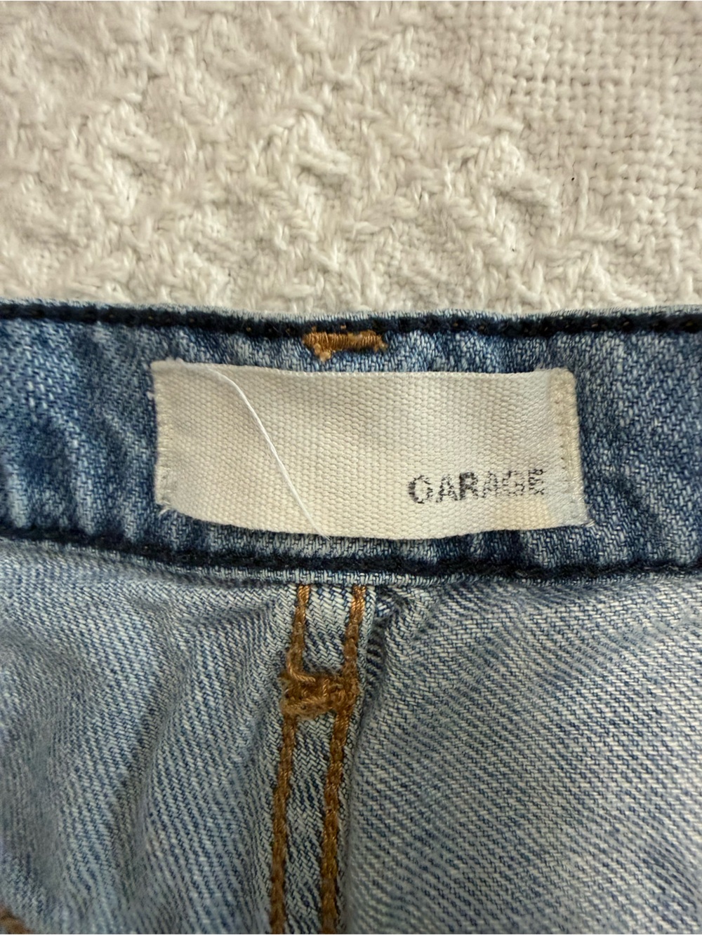 Garage “Festival Short” Denim Distressed Shorts (30) - Picture 2 of 7